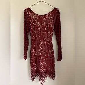 Charlotte Russe XS Red Holiday Dress